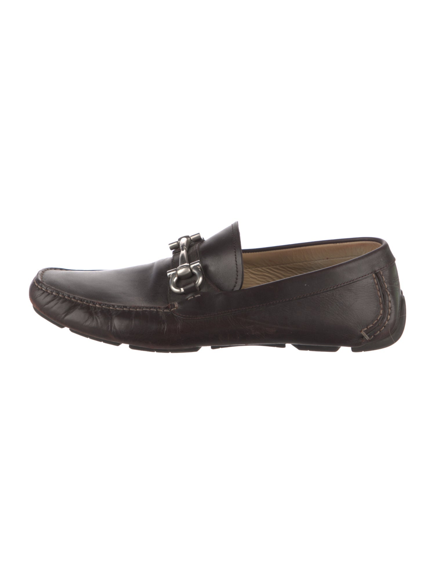 Salvatore Ferragamo Leather Drivers