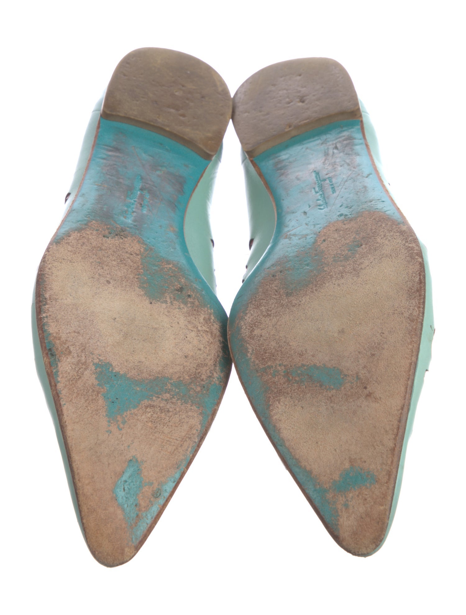 Salvatore Ferragamo Leather Ballet Flats