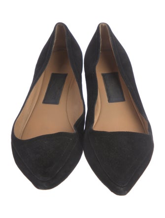 Salvatore Ferragamo Suede Ballet Flats