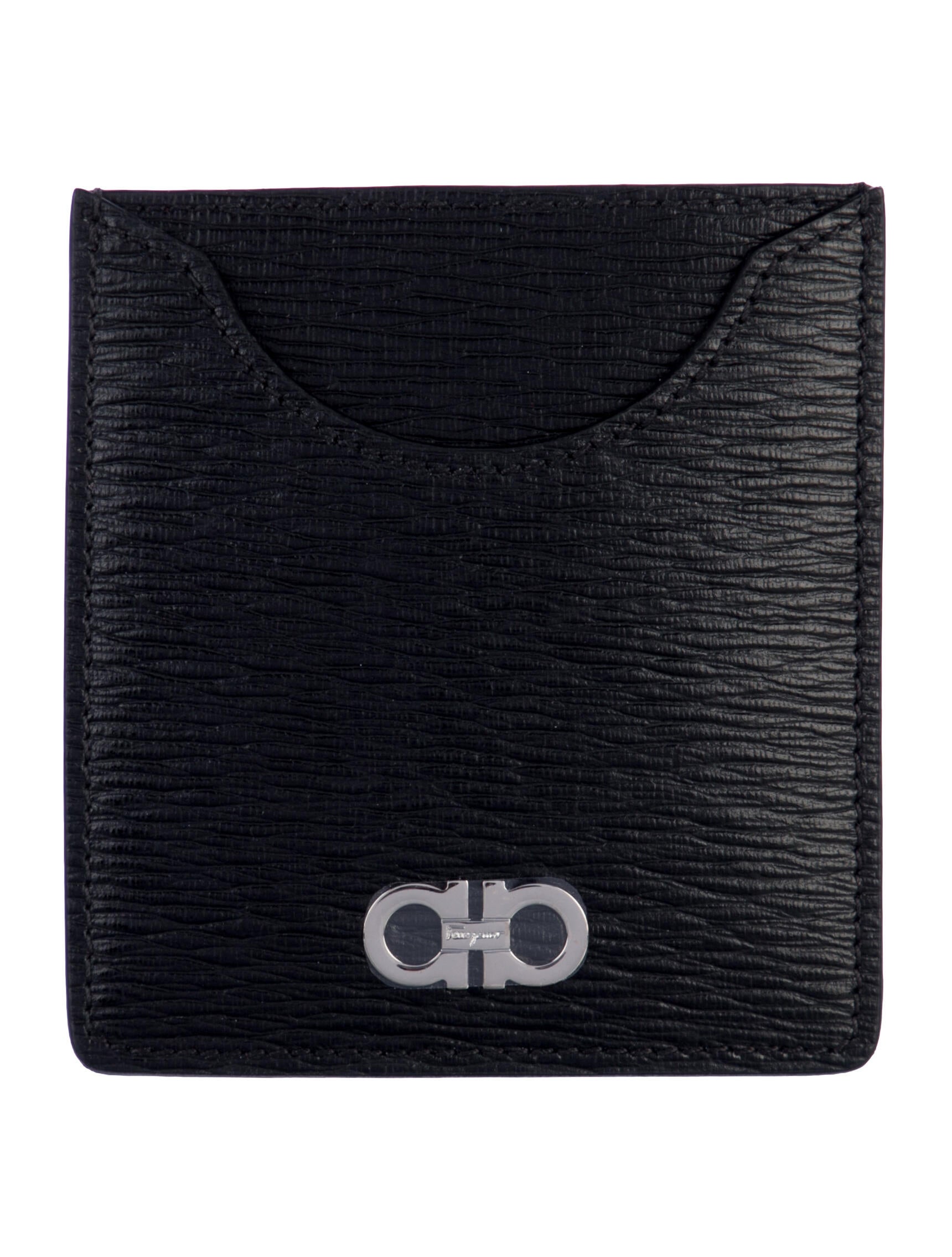 Salvatore Ferragamo Leather Card Holder w/ Tags