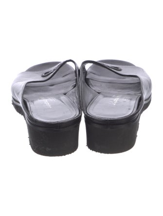 Salvatore Ferragamo Leather Slides