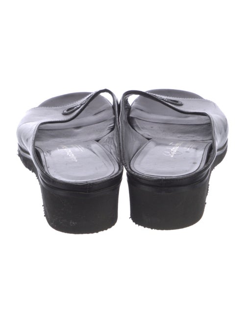 Salvatore Ferragamo Leather Slides