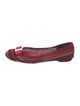 Salvatore Ferragamo Bow Accents Flats