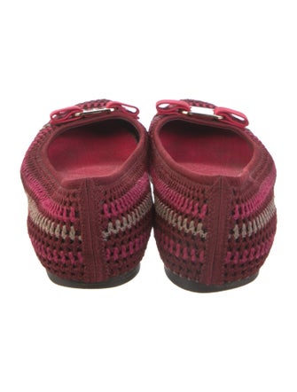 Salvatore Ferragamo Bow Accents Flats