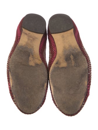 Salvatore Ferragamo Bow Accents Flats