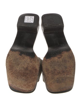 Salvatore Ferragamo Braided Accents Slides