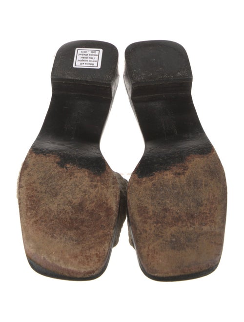 Salvatore Ferragamo Braided Accents Slides