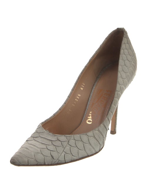 Salvatore Ferragamo Python Animal Print Pumps