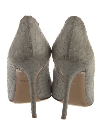 Salvatore Ferragamo Python Animal Print Pumps
