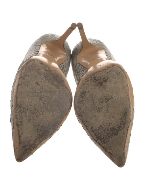 Salvatore Ferragamo Python Animal Print Pumps