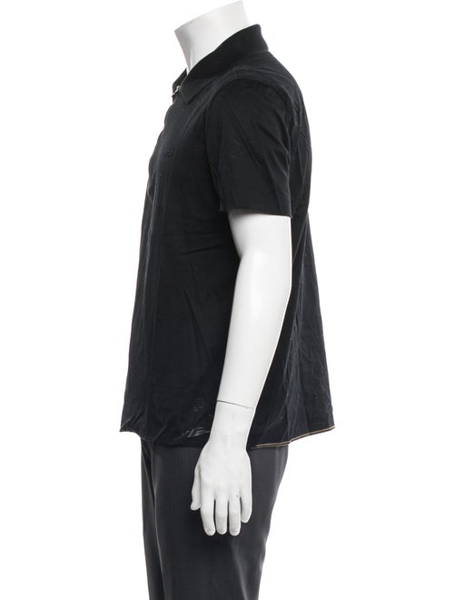 Salvatore Ferragamo Collar Short Sleeve Polo Shirt