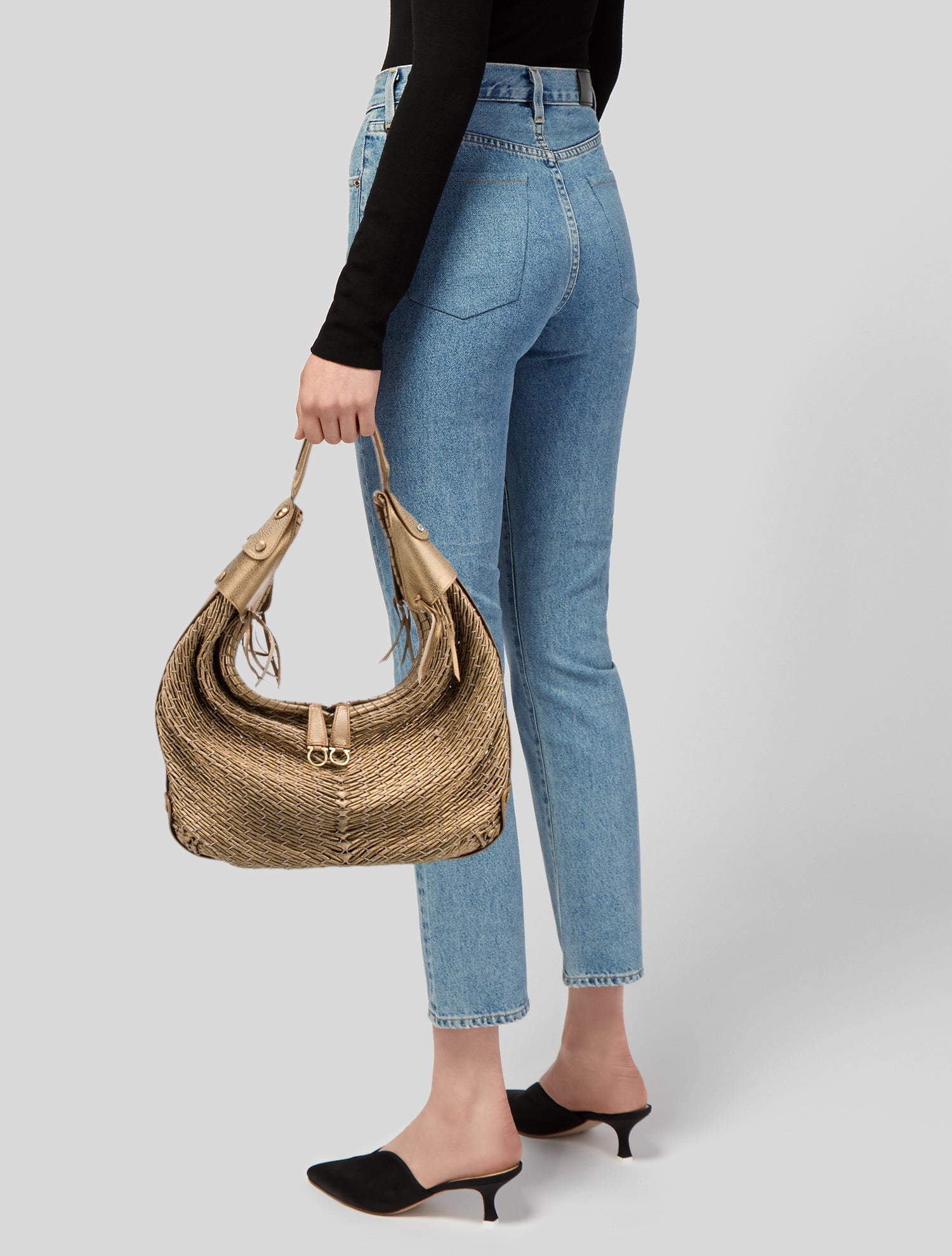 Salvatore Ferragamo Leather Hobo