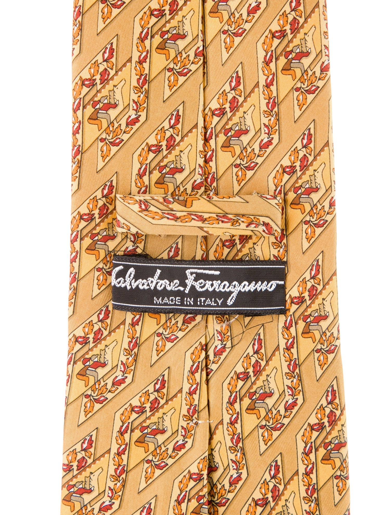 Salvatore Ferragamo Silk Pattern Tie