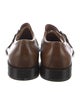 Salvatore Ferragamo Leather Monk Straps