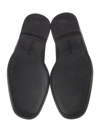 Salvatore Ferragamo Suede Monk Straps