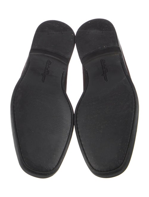 Salvatore Ferragamo Suede Monk Straps
