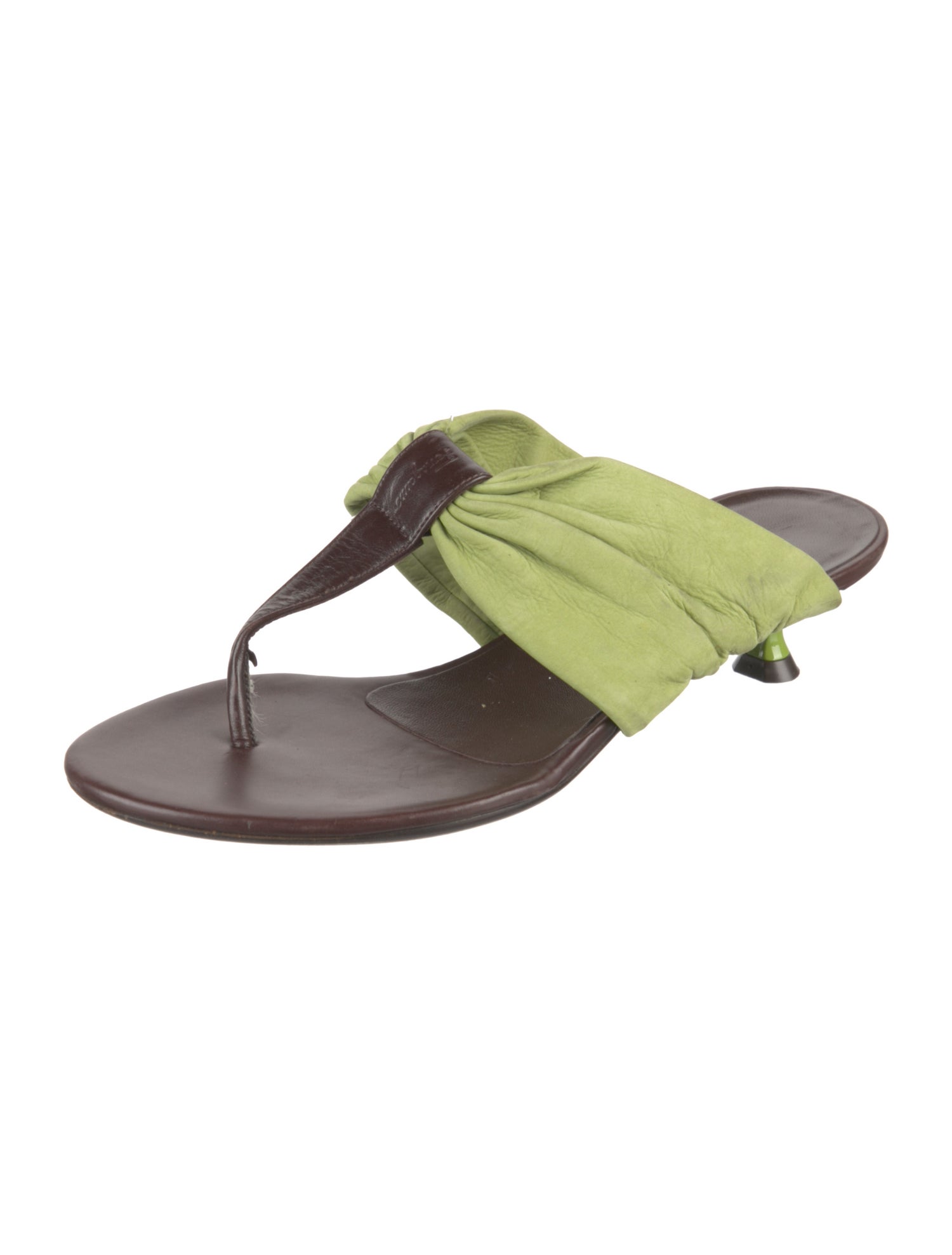 Salvatore Ferragamo Suede Slides