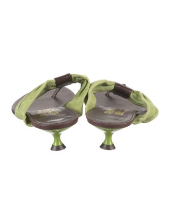 Salvatore Ferragamo Suede Slides