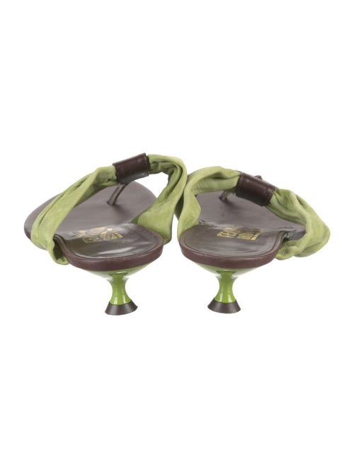 Salvatore Ferragamo Suede Slides