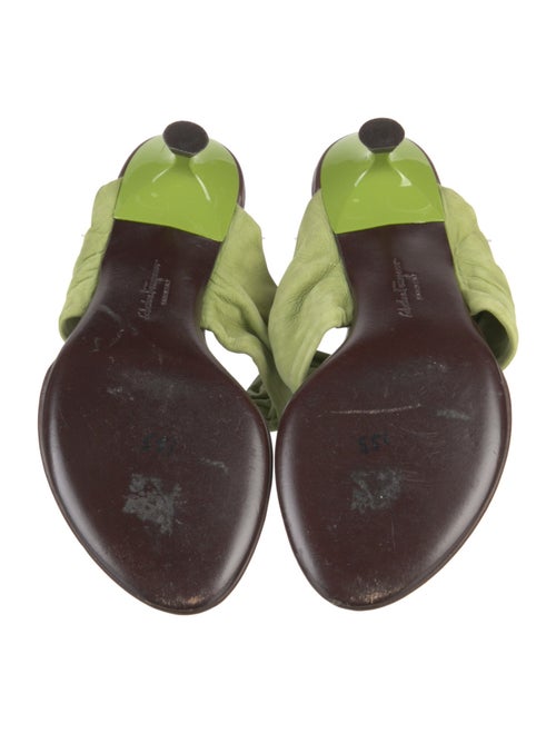 Salvatore Ferragamo Suede Slides