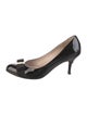 Salvatore Ferragamo Vara Bow Accent Patent Leather Pumps