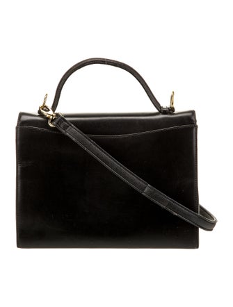 Salvatore Ferragamo Leather Top Handle Bag
