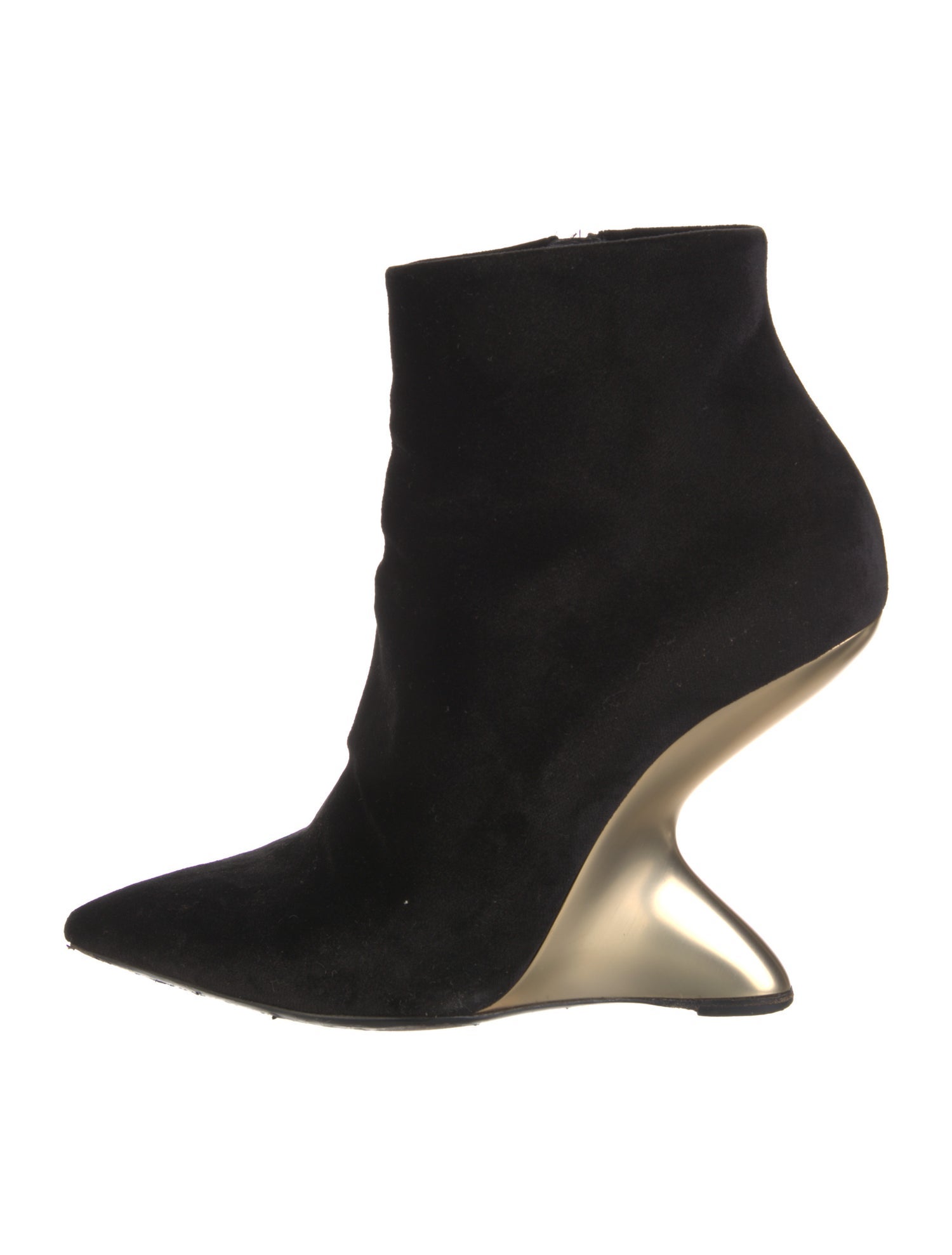 Salvatore Ferragamo Velvet Boots