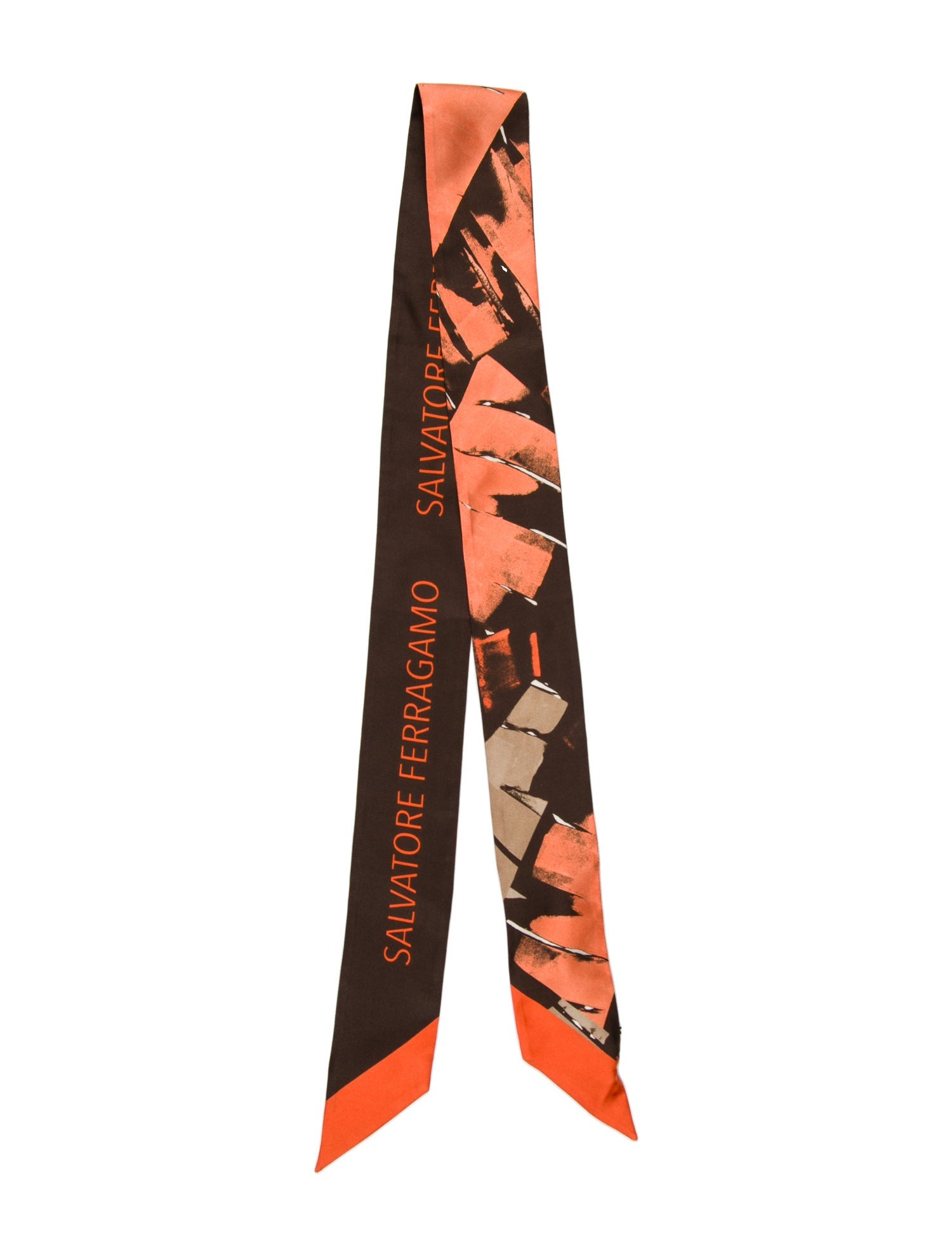 Salvatore Ferragamo Silk Printed Scarf w/ Tags