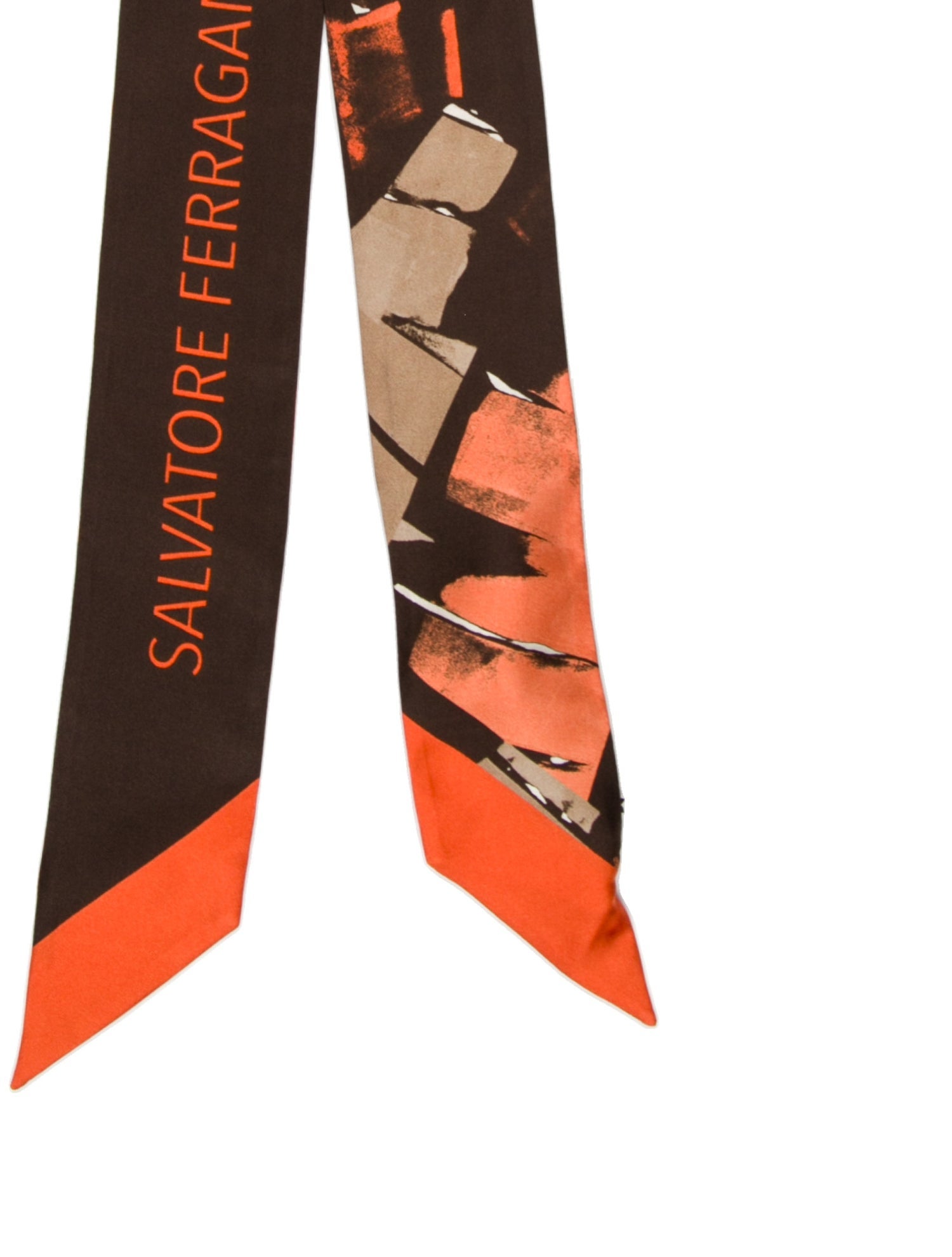 Salvatore Ferragamo Silk Printed Scarf w/ Tags