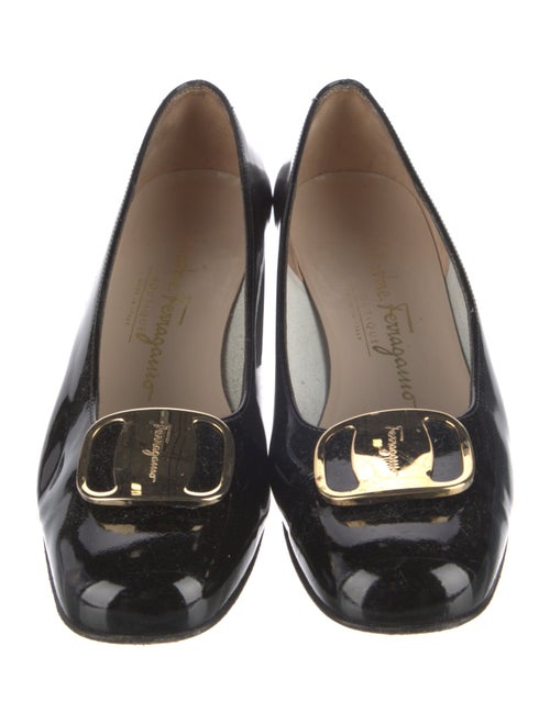 Salvatore Ferragamo Vara Bow Accent Patent Leather Pumps