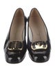 Salvatore Ferragamo Vara Bow Accent Patent Leather Pumps