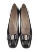 Salvatore Ferragamo Vara Bow Accent Patent Leather Flats
