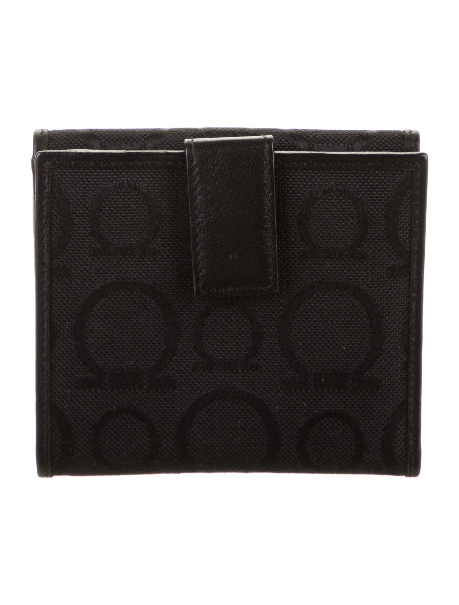 Salvatore Ferragamo Canvas Compact Wallet