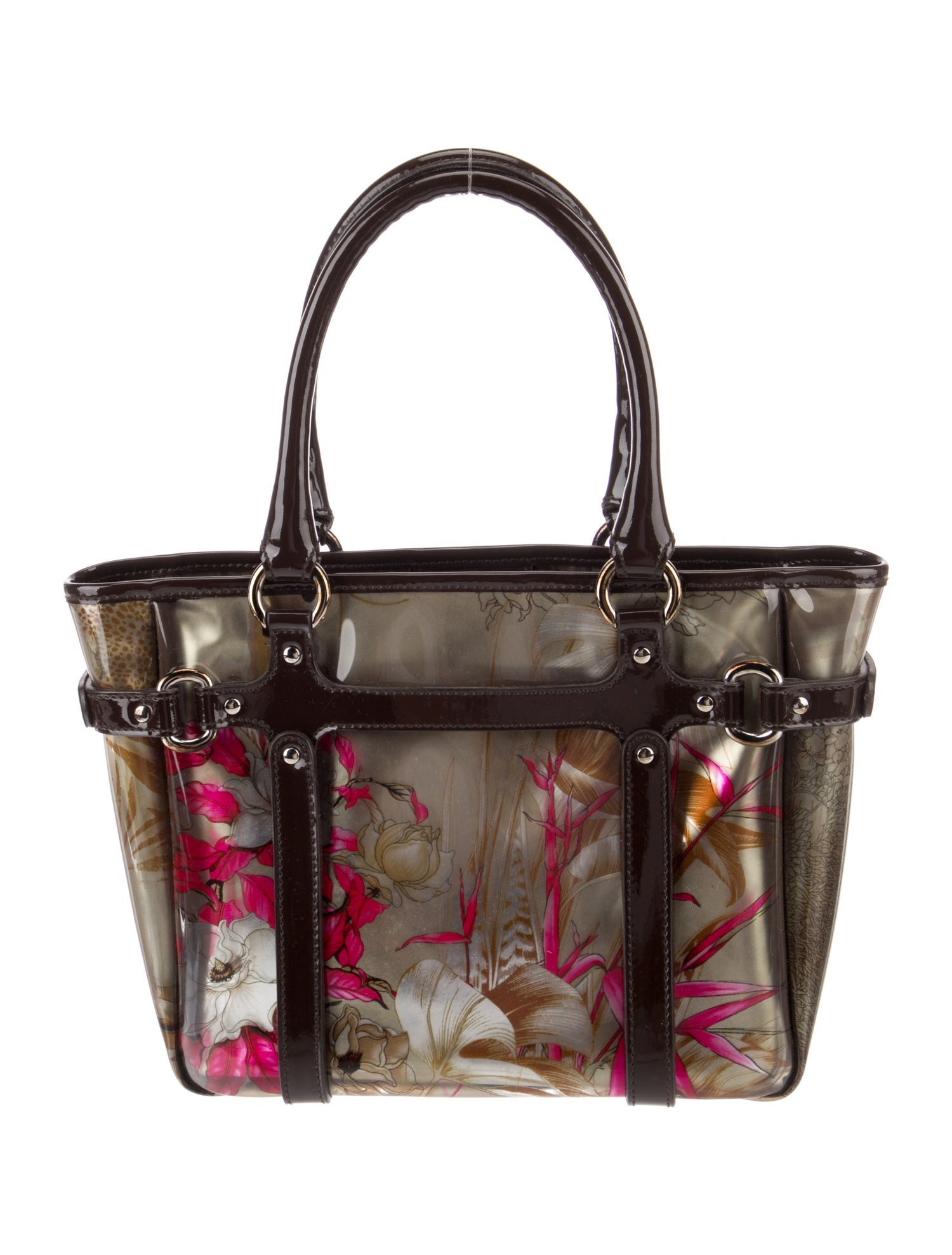 Salvatore Ferragamo PVC Top Handle Bag