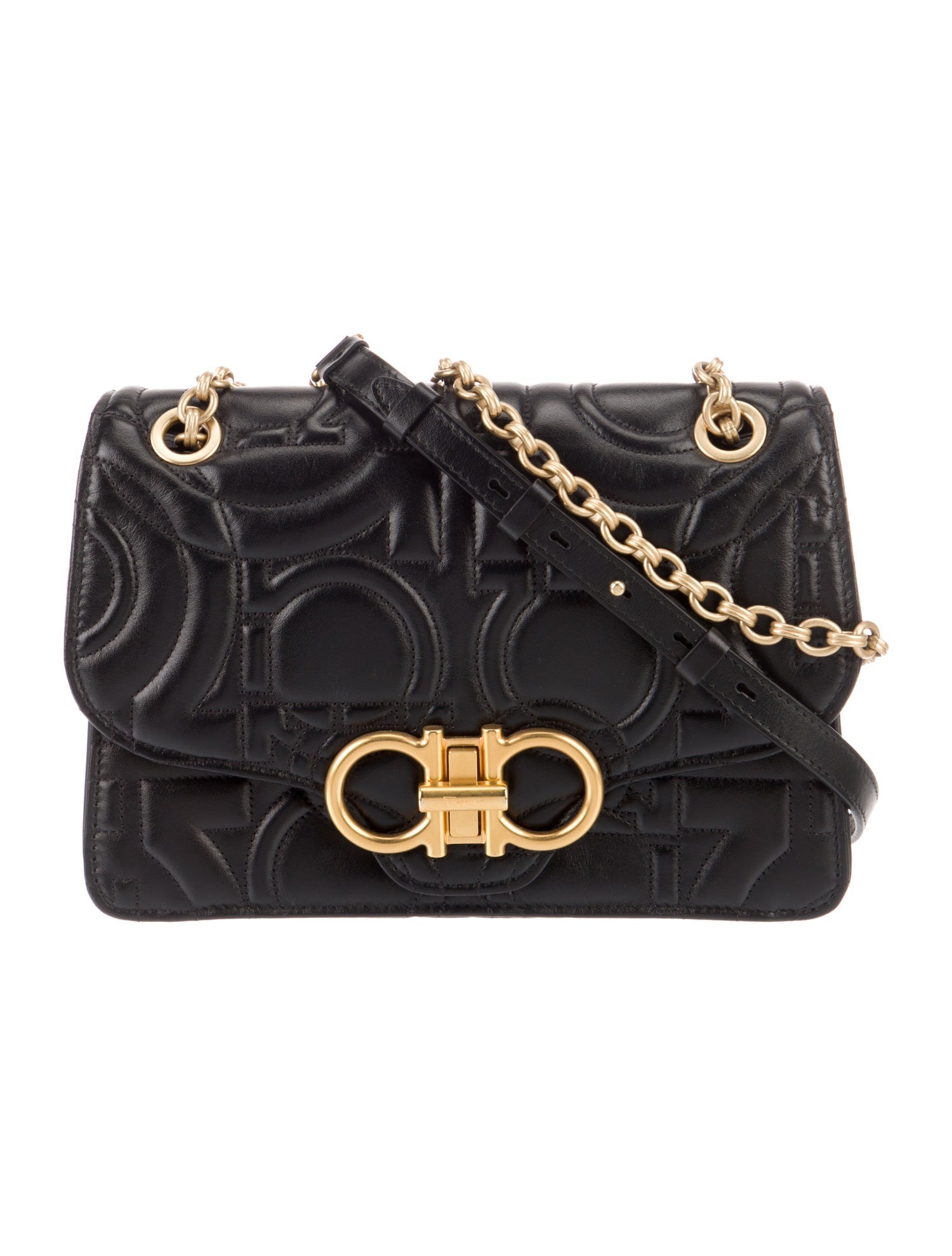 Salvatore Ferragamo Gancini Shoulder Bag