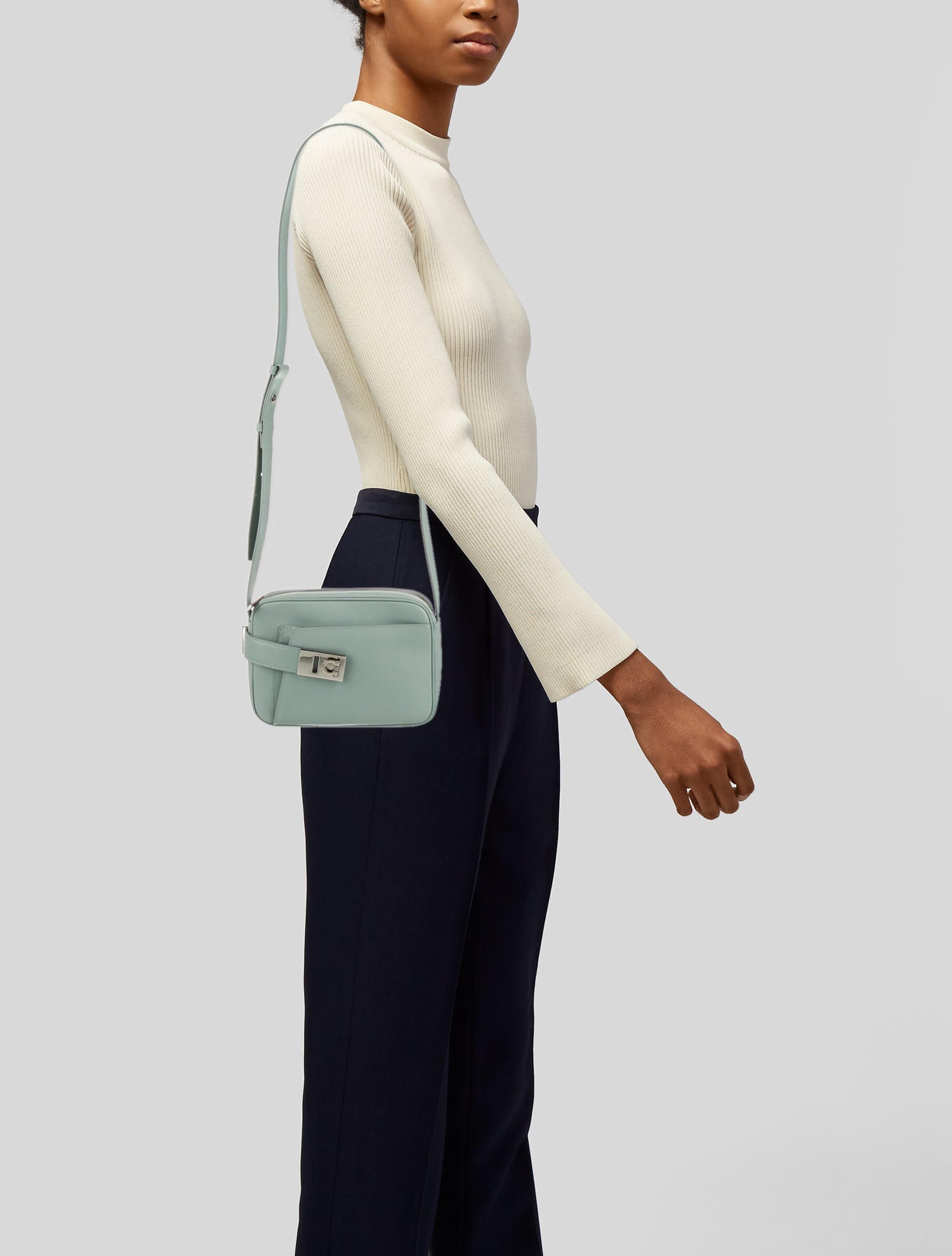 Salvatore Ferragamo Leather Crossbody Bag