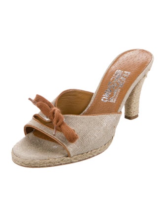 Salvatore Ferragamo Canvas Espadrilles