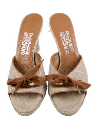 Salvatore Ferragamo Canvas Espadrilles