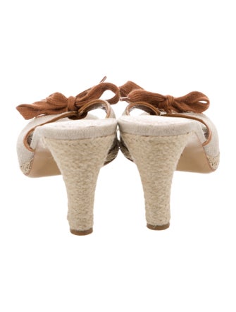 Salvatore Ferragamo Canvas Espadrilles