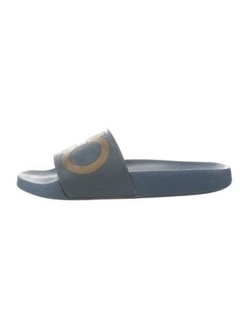Salvatore Ferragamo Sandals Gancini Logo Rubber Slides 6.5