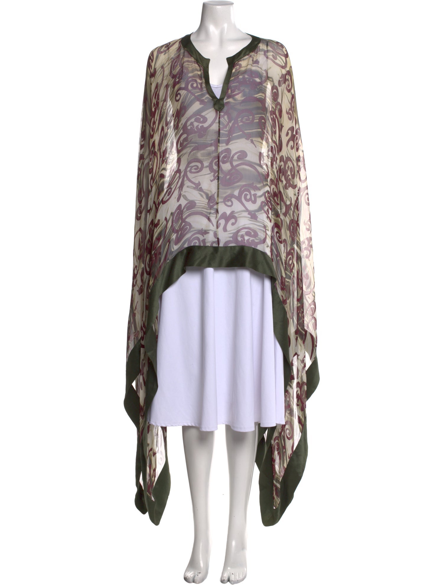 Salvatore Ferragamo Silk Printed Sweater