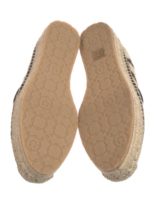 Salvatore Ferragamo Straw Printed Espadrilles