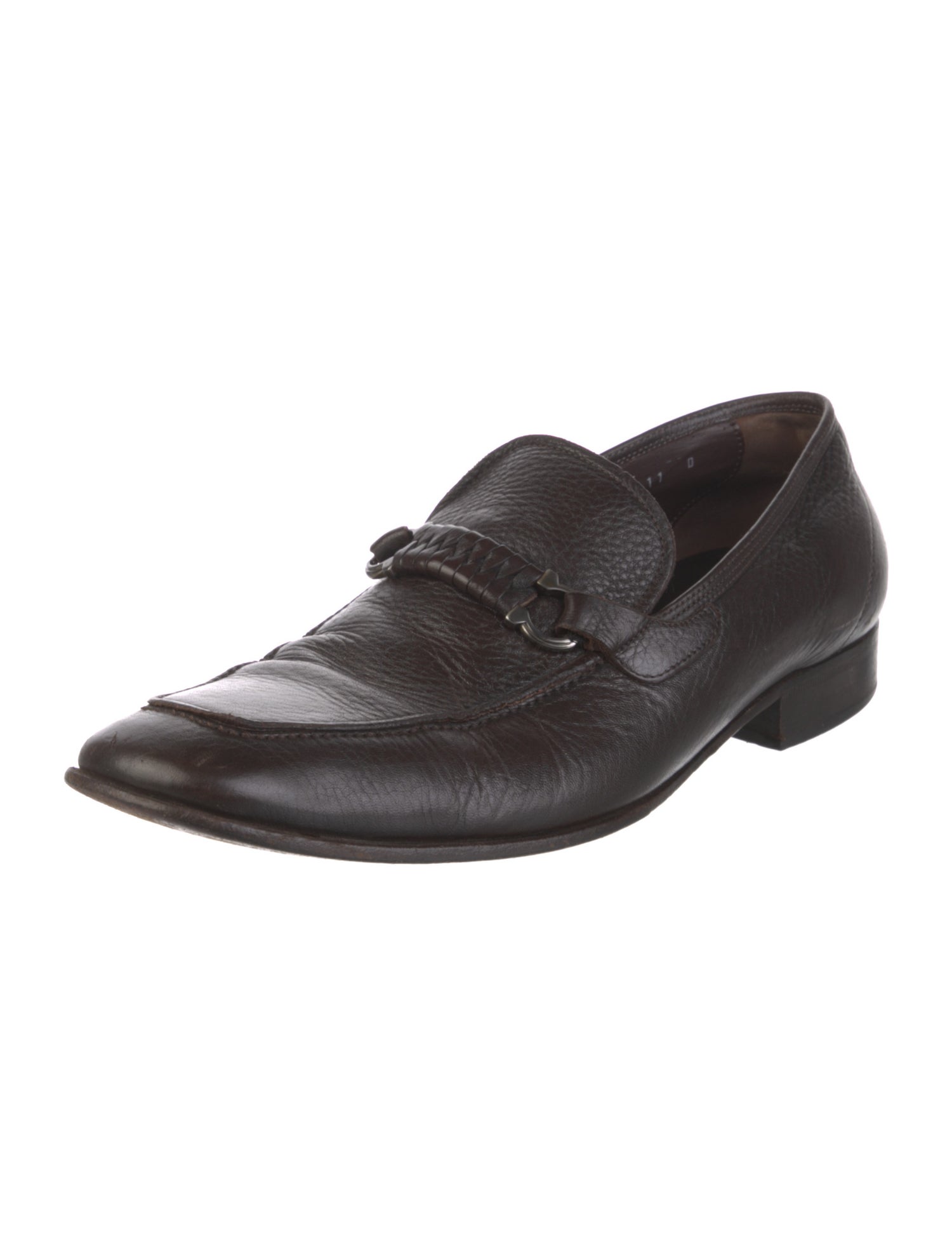 Salvatore Ferragamo Leather Dress Loafers