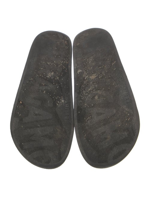 Salvatore Ferragamo Rubber Graphic Print Slides