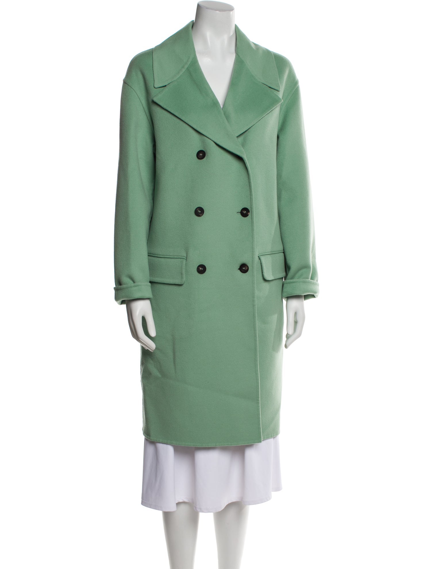 Salvatore Ferragamo Virgin Wool Peacoat