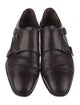 Salvatore Ferragamo Leather Monk Straps