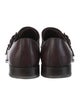 Salvatore Ferragamo Leather Monk Straps