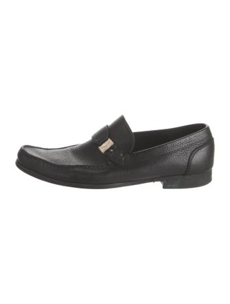 Salvatore Ferragamo Leather Monk Straps
