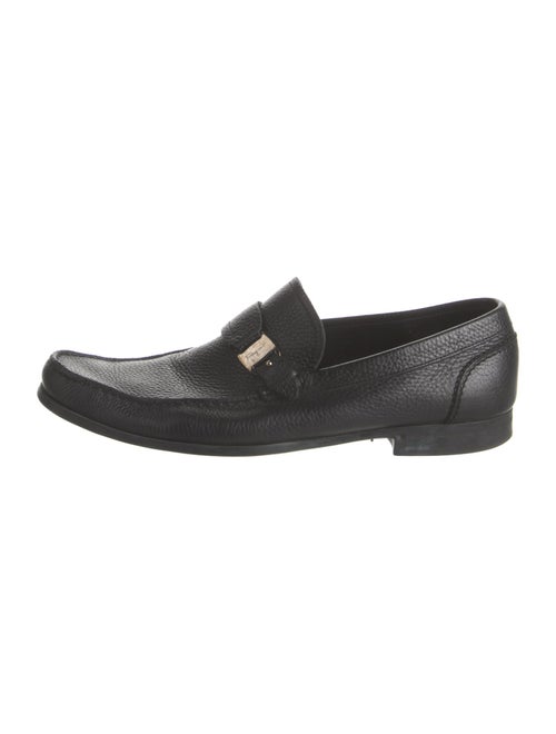 Salvatore Ferragamo Leather Monk Straps