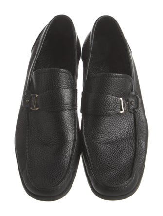 Salvatore Ferragamo Leather Monk Straps